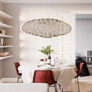 Hayden zwarte LED hanglamp 115 cm